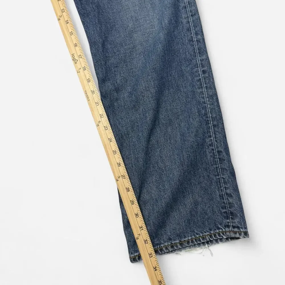 Vintage Polo Ralph Lauren Co. Blue Denim Jeans 38x34 Straight Leg Mens